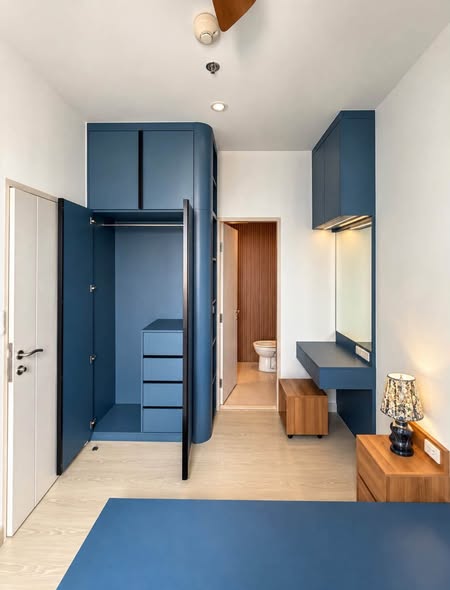 bedroom and room interior and bathroom of The Niche Pride Thong Lo-Phetchaburi