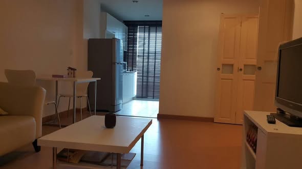 living room of The Niche Sukhumvit 49