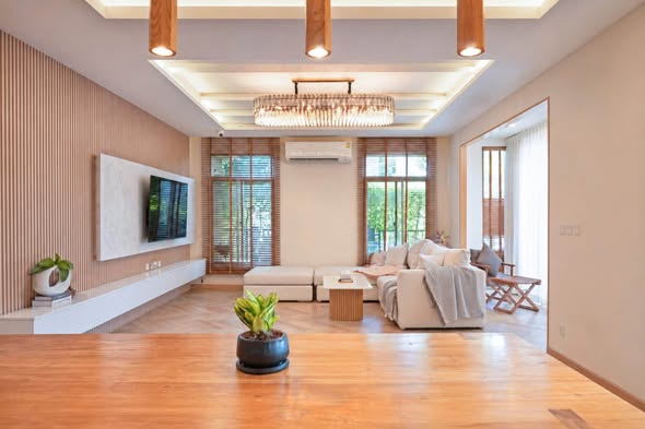 living room and room interior of The Palm Chaengwattana-Chaiyaphruek