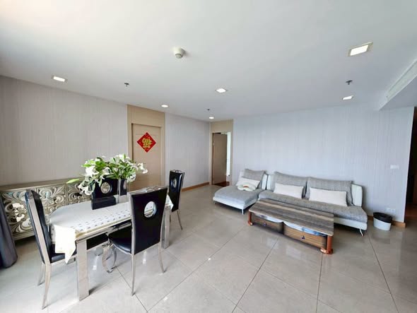 living room of The Palm Wongamat Beach Pattaya