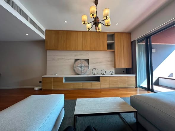 living room and room interior and kitchen of The Pano