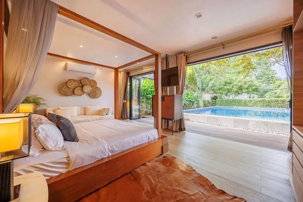 bedroom of The Private House Pool Villa