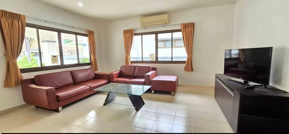 living room and bedroom of The Private House Pool Villa