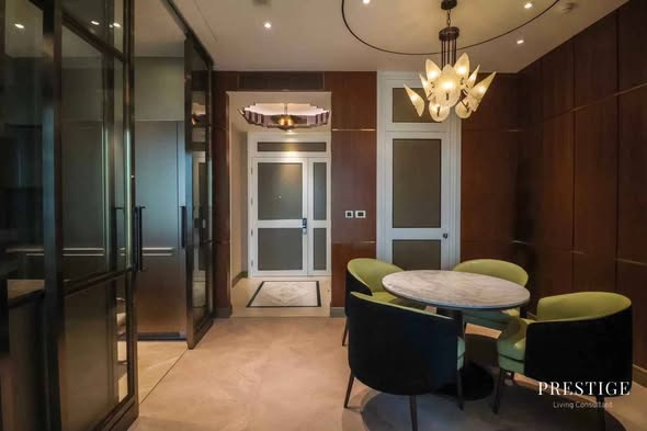 living room and room interior of The Residences at Mandarin Oriental Bangkok