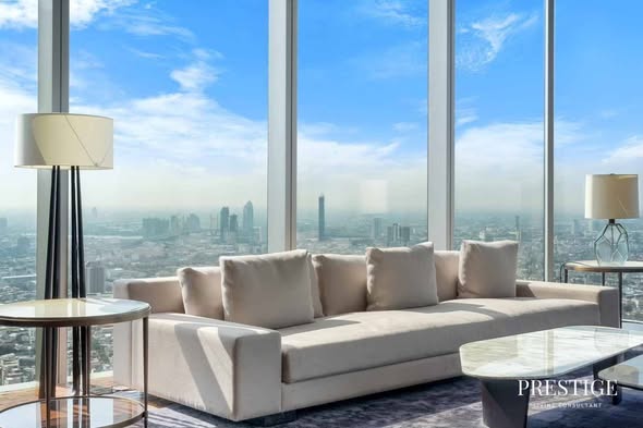 living room of The Ritz-Carlton Residences, Bangkok