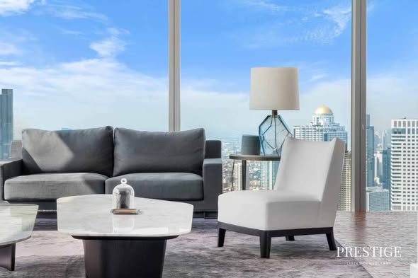 living room of The Ritz-Carlton Residences, Bangkok