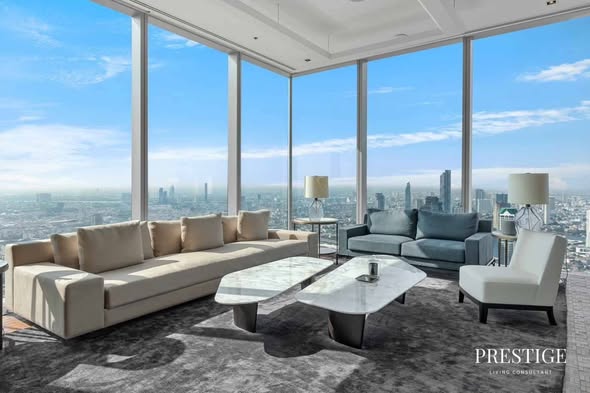 living room of The Ritz-Carlton Residences, Bangkok