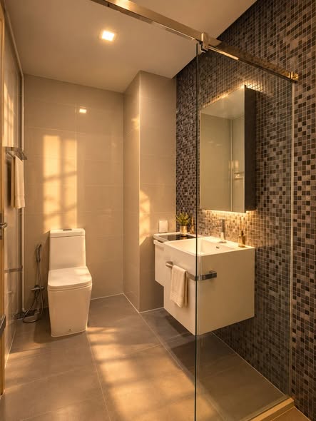 bathroom of The River Condominium