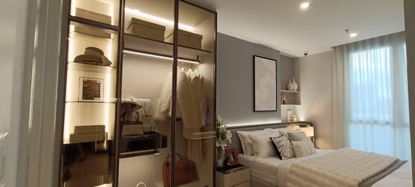 bedroom of The River Condominium