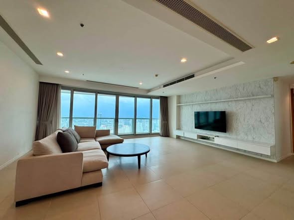 living room of The River Condominium