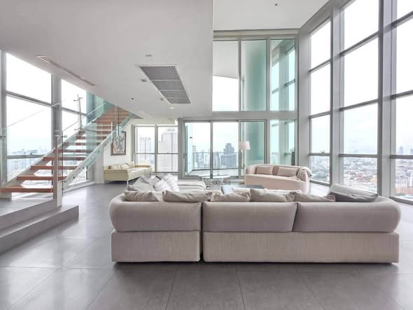 living room and room interior of The River Condominium