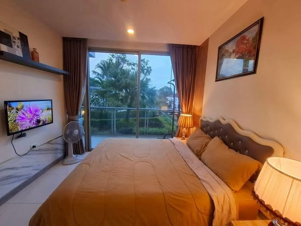 bedroom of The Riviera Wongamat Beach : เดอะ ริเวียร่า วงศ์อมาตย์ บีช