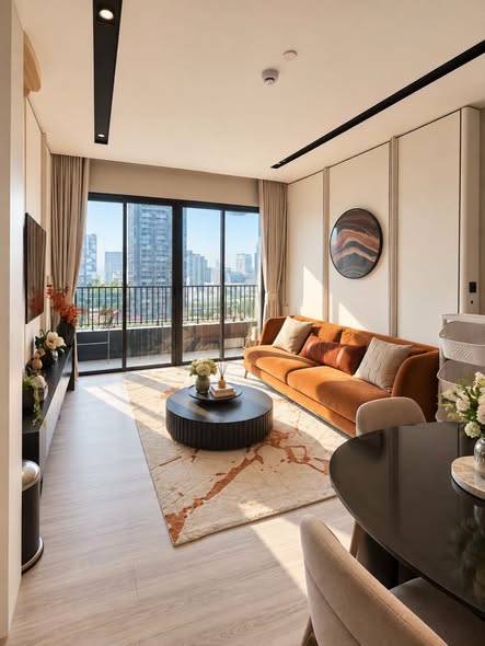 living room of The Room Phaya Thai