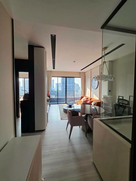 living room and room interior of The Room Phaya Thai