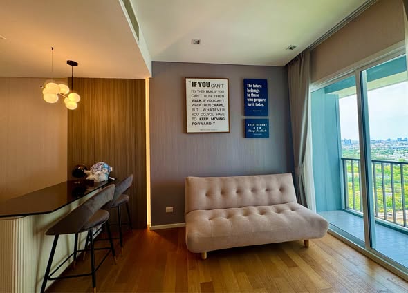 bedroom and living room of The Saint Residences
