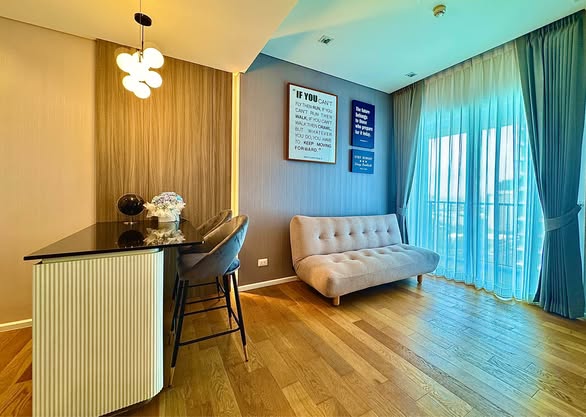 living room of The Saint Residences