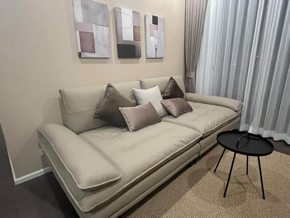 living room and bedroom of The Saint Residences