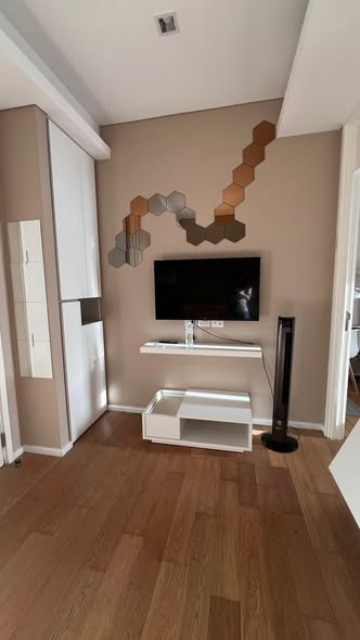 living room and kitchen of The Saint Residences