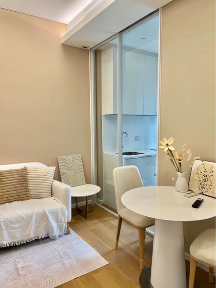 room interior and bathroom of The Saint Residences