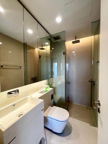 room interior and bathroom of The Saint Residences