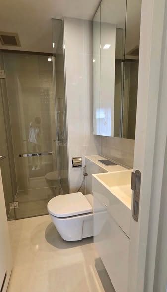 room interior and bathroom of The Saint Residences