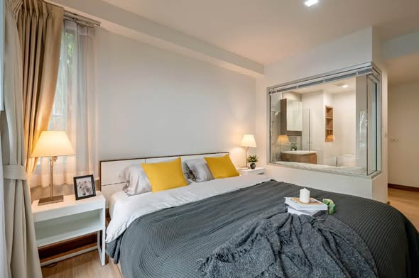 bedroom of the seed musee sukhumvit 26