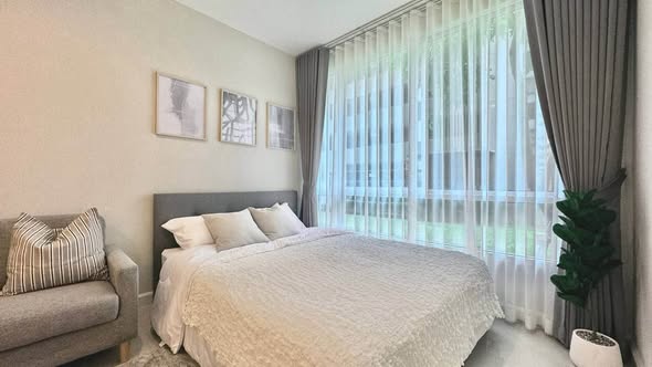 bedroom of The Sky Sukhumvit