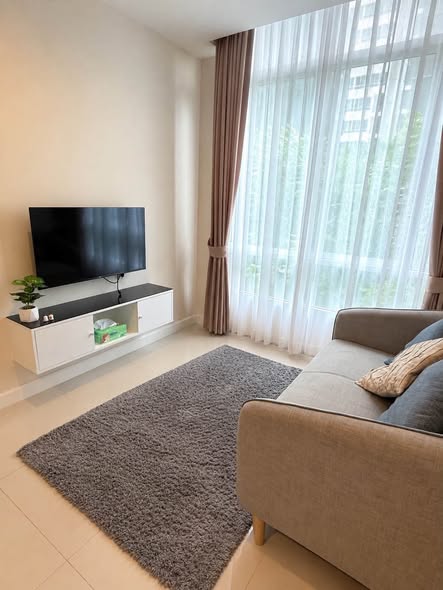 bedroom and living room of The Sky Sukhumvit