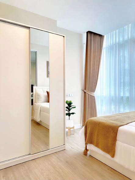 bedroom and room interior of The Sky Sukhumvit