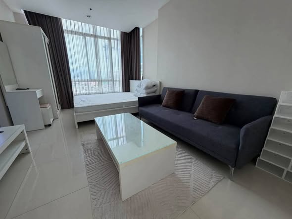 living room and bedroom of The Sky Sukhumvit