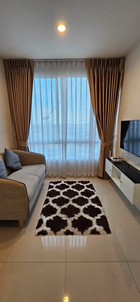 living room and bedroom of The Sky Sukhumvit