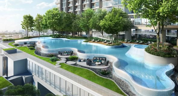 pool of The Sky Sukhumvit