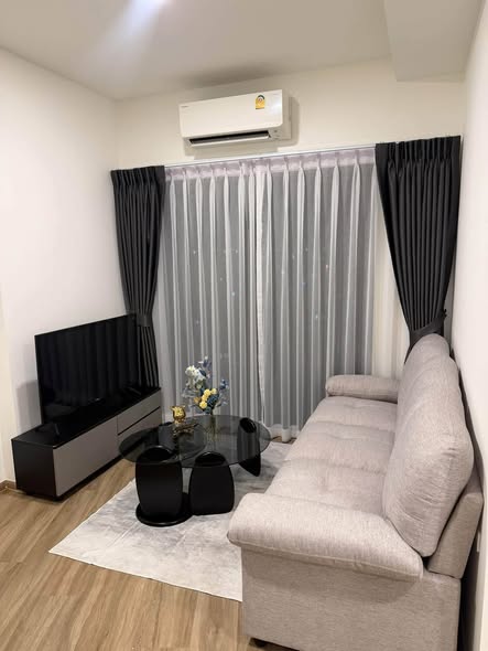 living room and bedroom of The Stage Mindscape Ratchada-Huai Khwang
