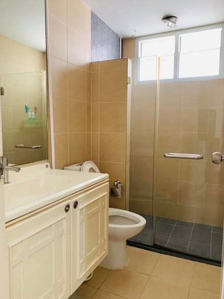 room interior and bathroom of The Station Condo