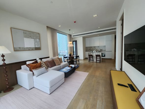 living room and bedroom of The Strand Thonglor