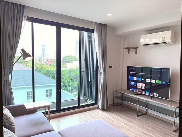 bedroom and living room and room interior of The TEAK Sukhumvit 39