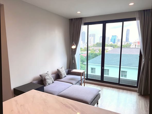 bedroom and living room and room interior of The TEAK Sukhumvit 39