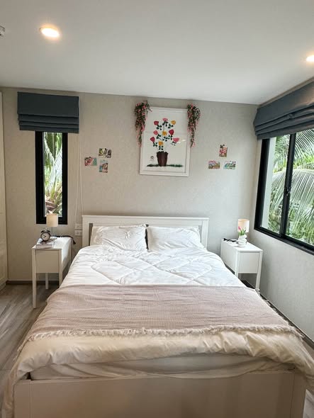 bedroom and room interior of The Title Residencies Naiyang by Trips Phuket