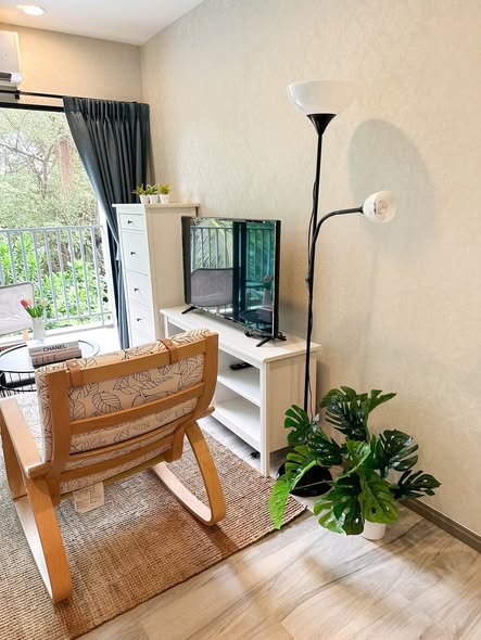 living room of The Title Residencies Naiyang by Trips Phuket
