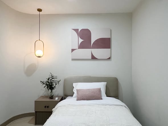 bedroom of The Trio Garden