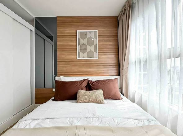 bedroom of The Trust Condo Ngamwongwan