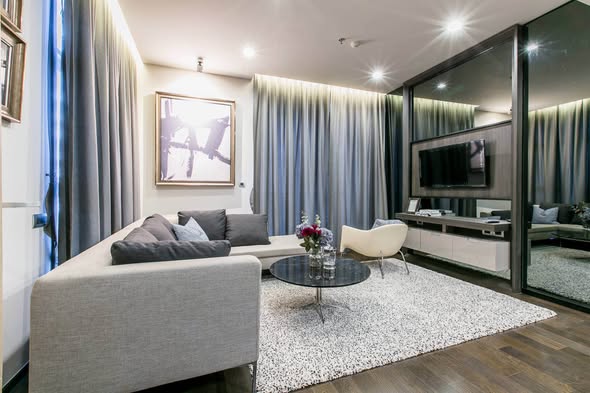 bedroom and living room and room interior of THE XXXIX