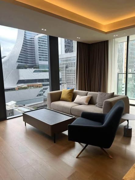 bedroom and living room of Tonson One Residence ต้นสน วัน เรสซิเดนซ์