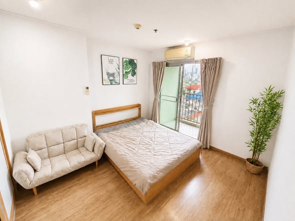 bedroom of U-Delight Jatujak Station condo.