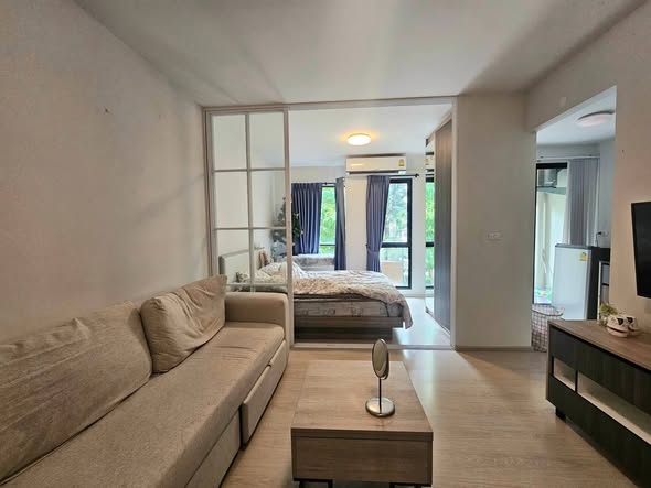 bedroom and living room and room interior of UNiO Sukhumvit 72