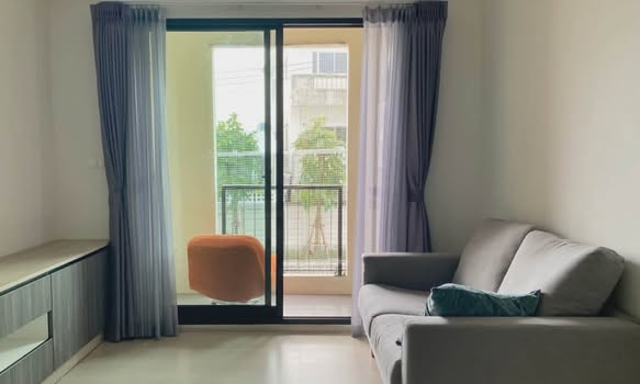 living room and bedroom of Unio Sukhumvit 72 Phase 2 Building A