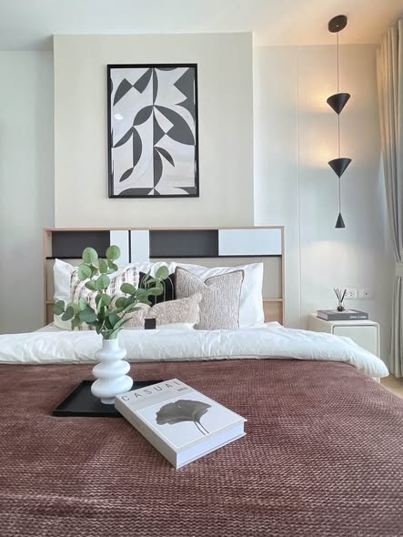 bedroom of V Condo Salaya