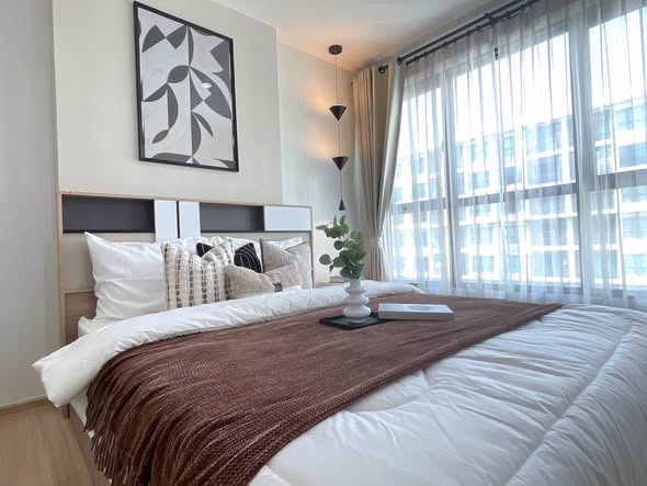 bedroom of V Condo Salaya