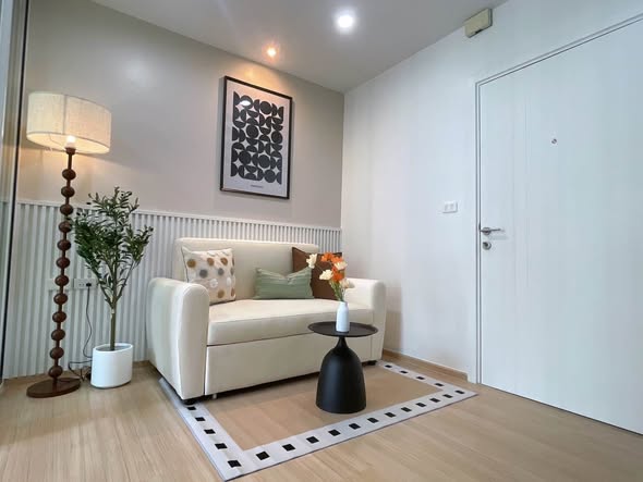 living room of V Condo Salaya