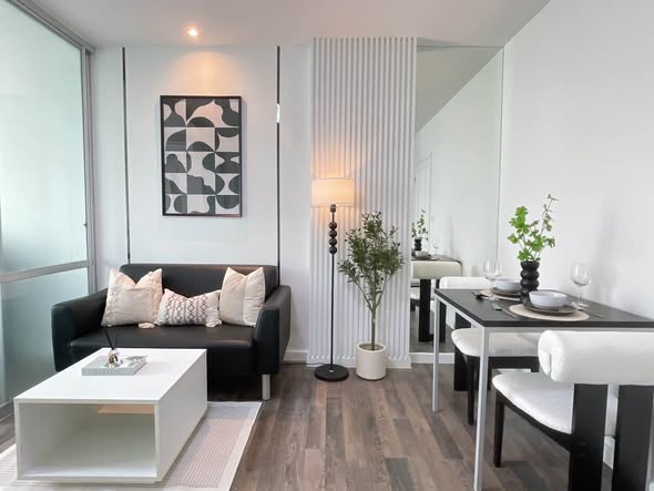 living room of V Condo Salaya